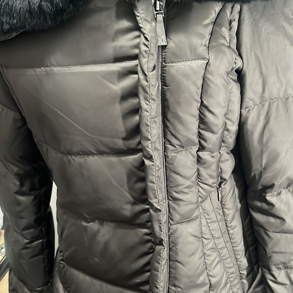 Real fur and real down coat by dawn levy size small - Picture 5 of 13